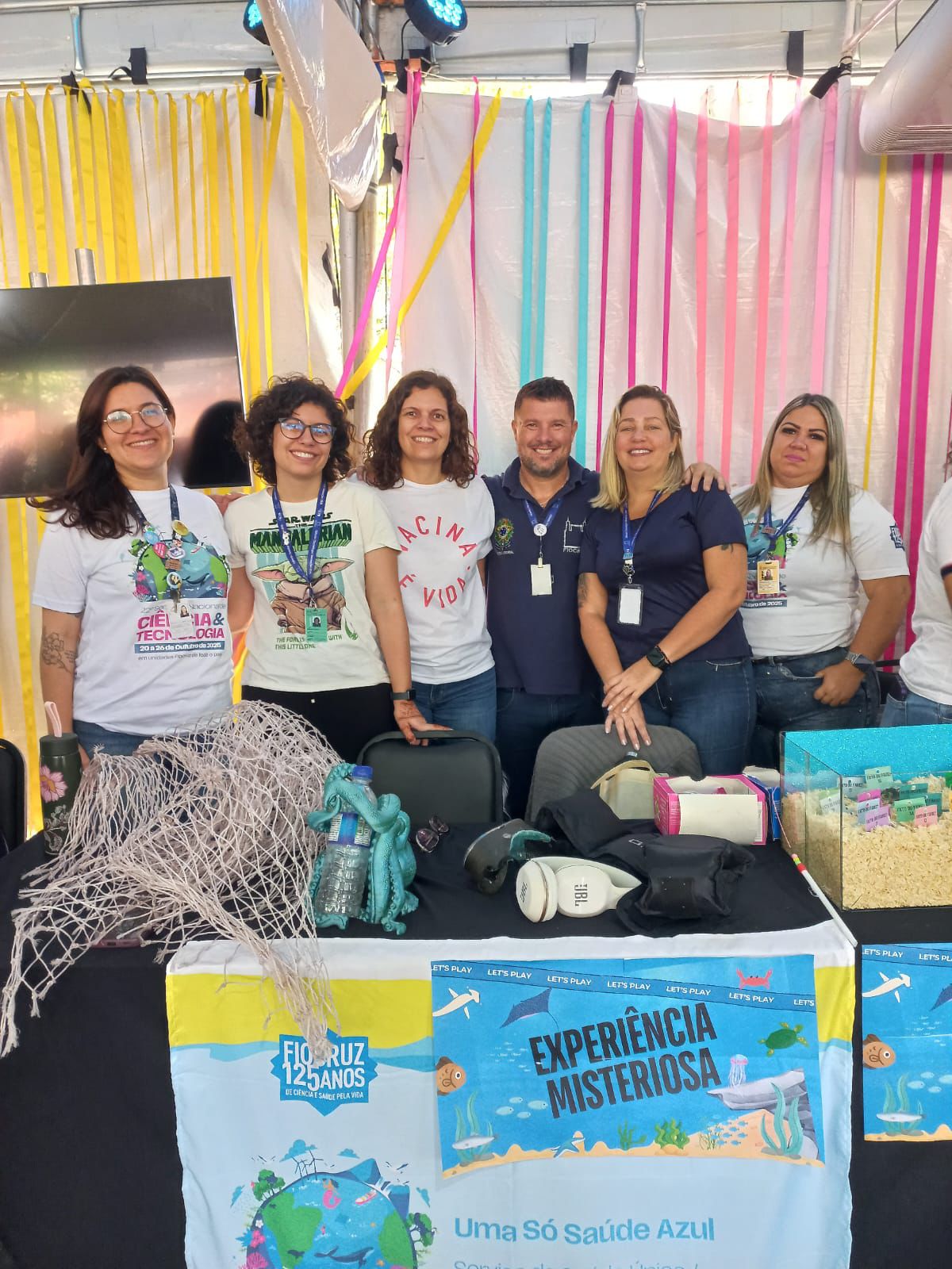 Equipe do SSU promove atividade interativa na SNCT